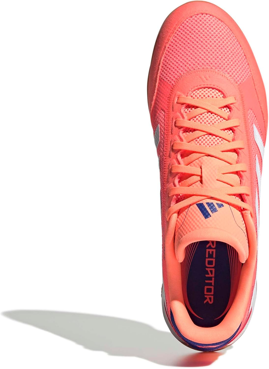 Adidas Unisex League Indoor Soccer Cleats 12 Women/11 Men Signal Coral/White/Beam Orange